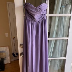 Alfred Angelo Lilac Bridesmaid Dress